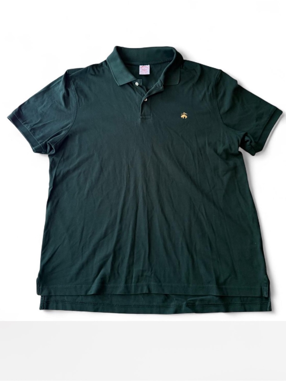 Brooks Brothers 100% Supima Cotton Performance Short Sleeve Green Polo Shirt XL